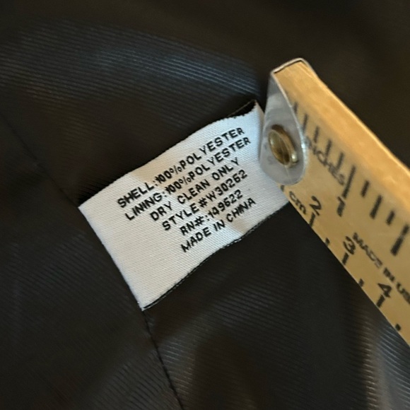 WALTER BAKER Woman's Blazer Black Double Breasted Medium - Picture 6 of 6